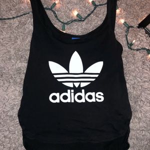 cropped adidas tank